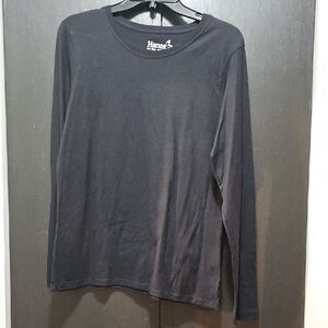 Hanes Women's Dark Long Sleeve Tee